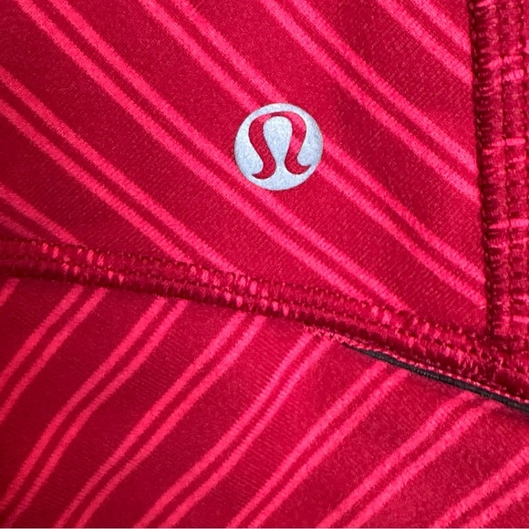 (Sold)Lululemon Running Pullover 6 Stripe Think Fast Ready or Snot Sweatshirt - Picture 10 of 10